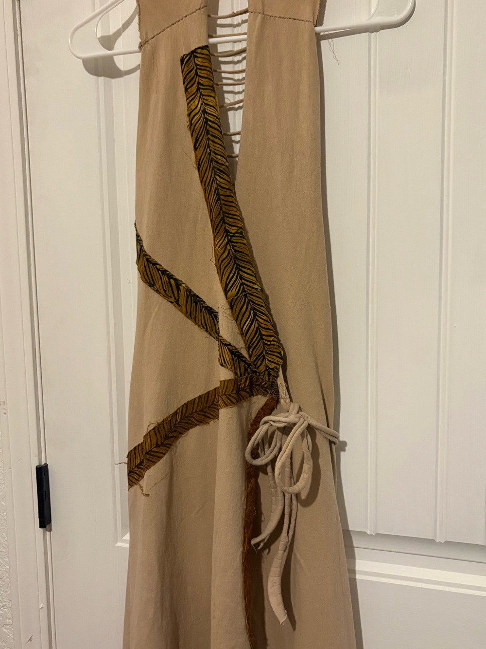 Short sleeve print kimono wrap